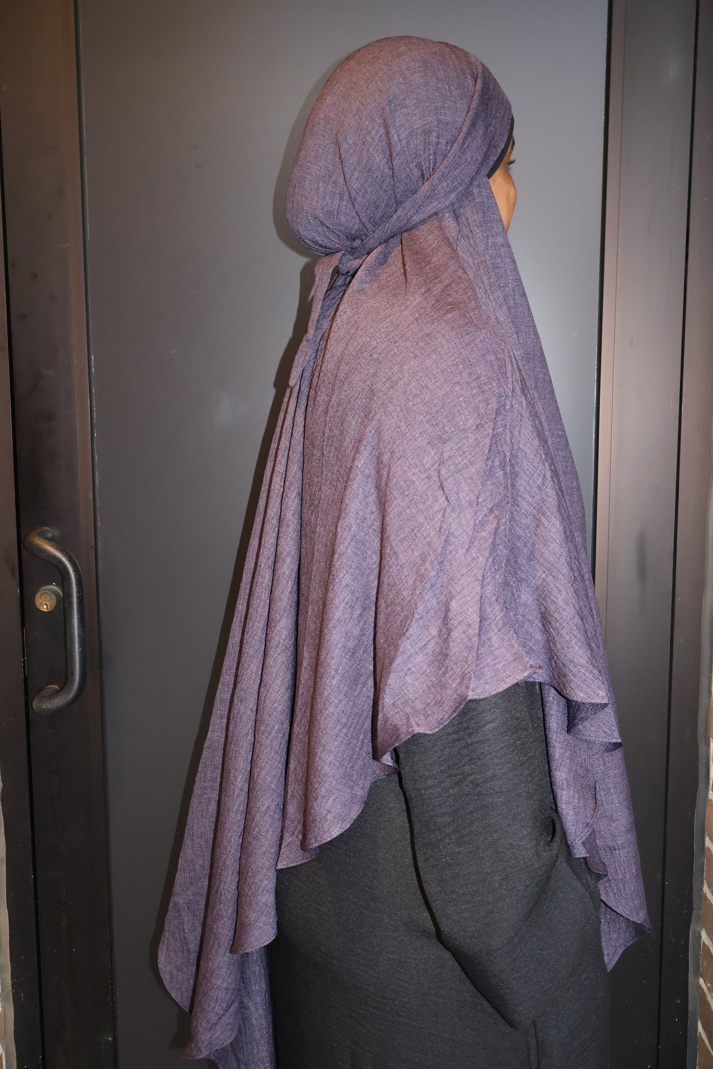 Single Layer Khimar- Cotton Linen
