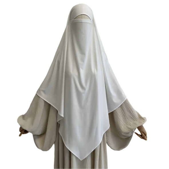 Single Layer Khimar- Jersey