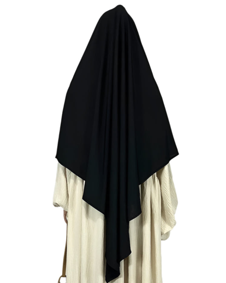 Single Layer Khimar- Jersey