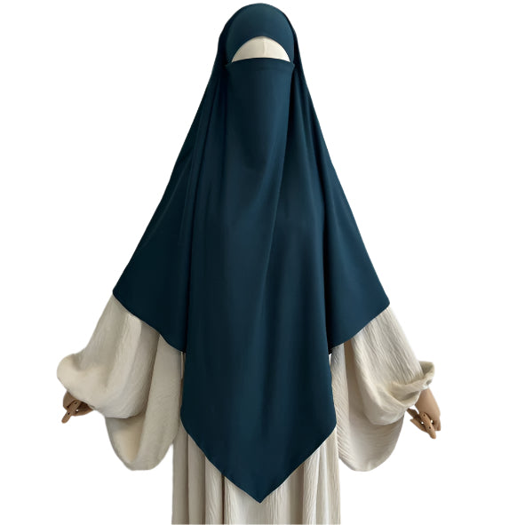 Single Layer Khimar- Jersey