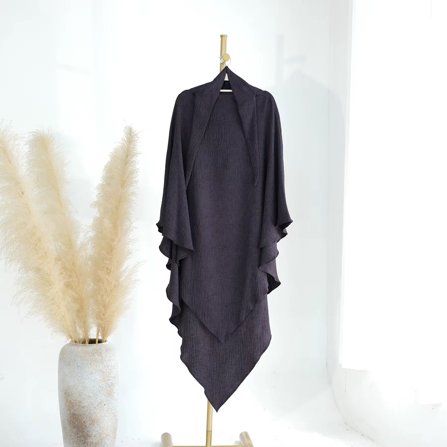 Single Layer Khimar- Cotton Linen