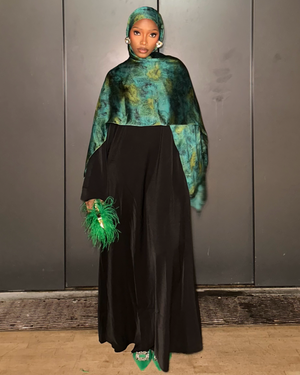 Oumou Nida Belted Abaya