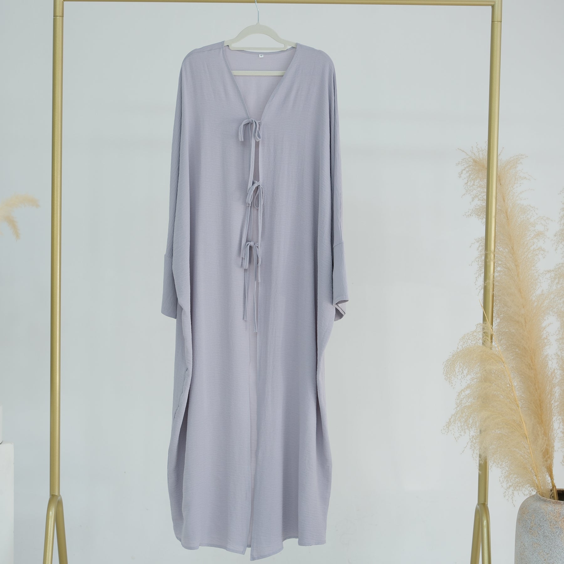 Sahar Ribbon-Tied Abaya