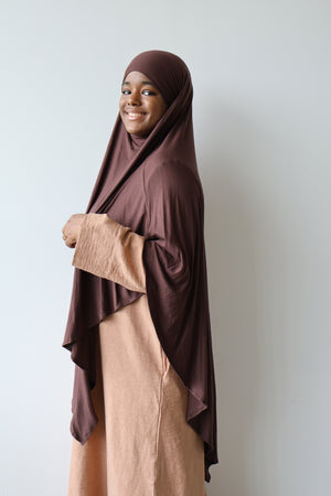 Essential Jersey Khimar Hijab- Full Coverage
