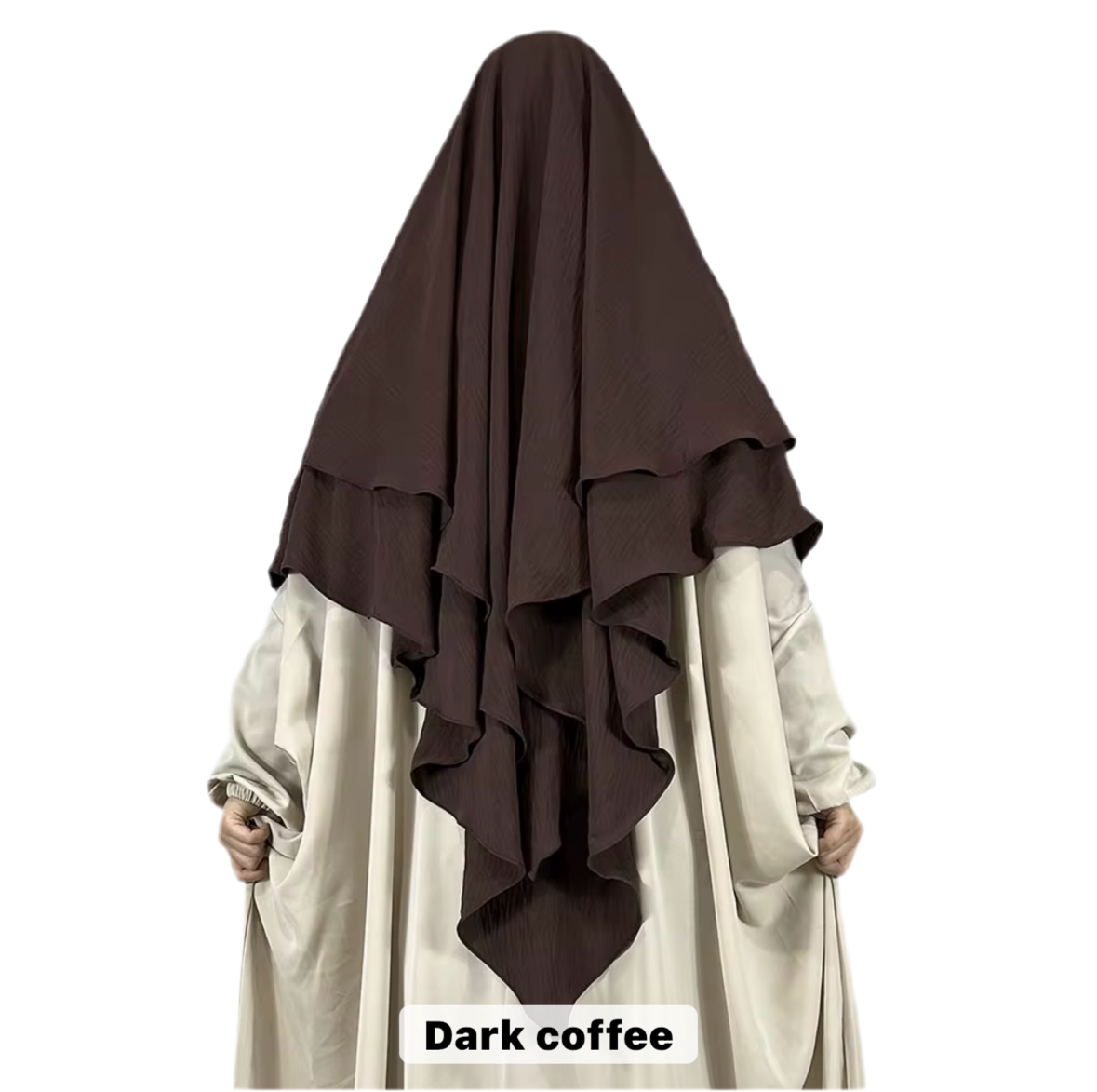 Double Layer Khimar Hijab