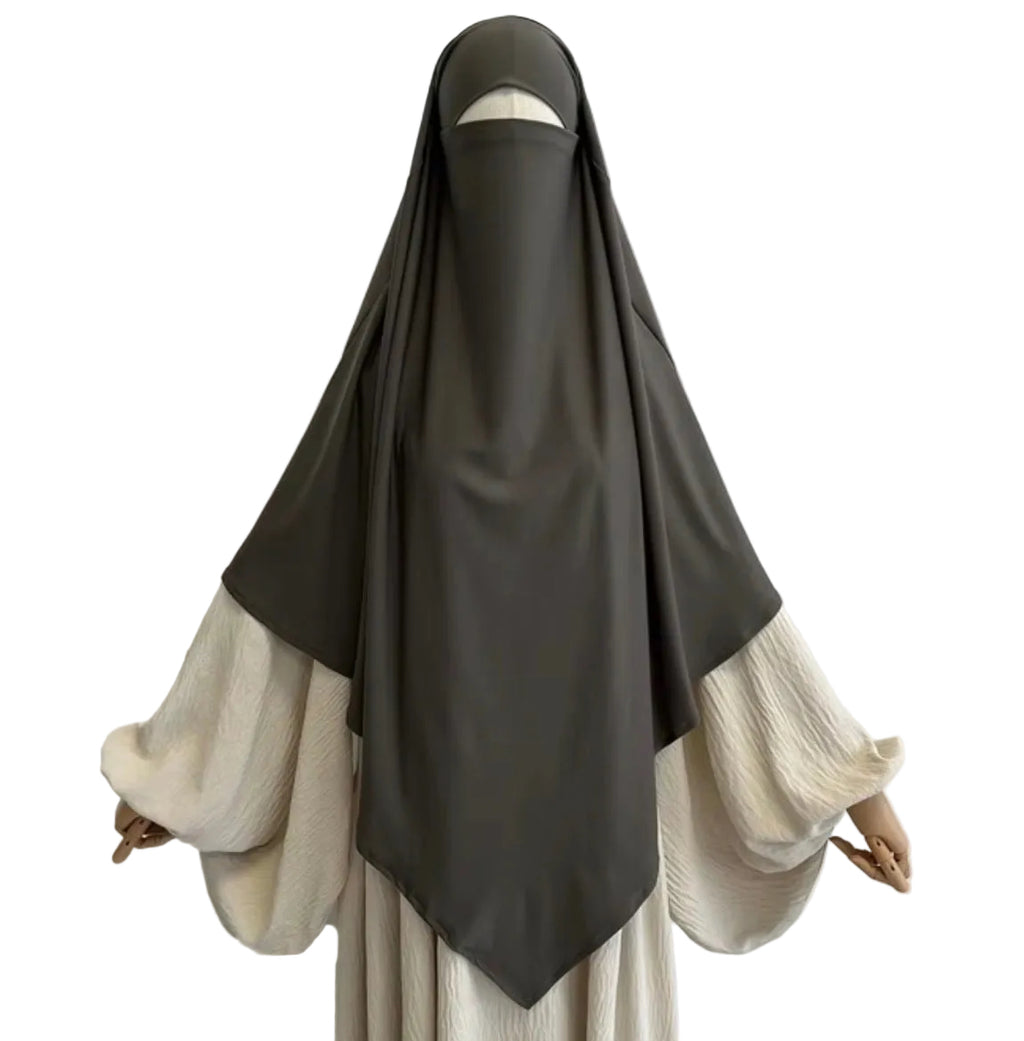Essential Jersey Khimar Hijab- Full Coverage