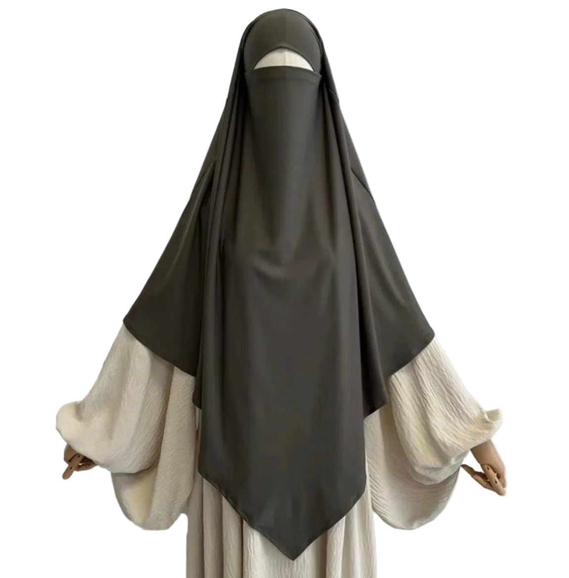 Essential Jersey Khimar Hijab- Full Coverage