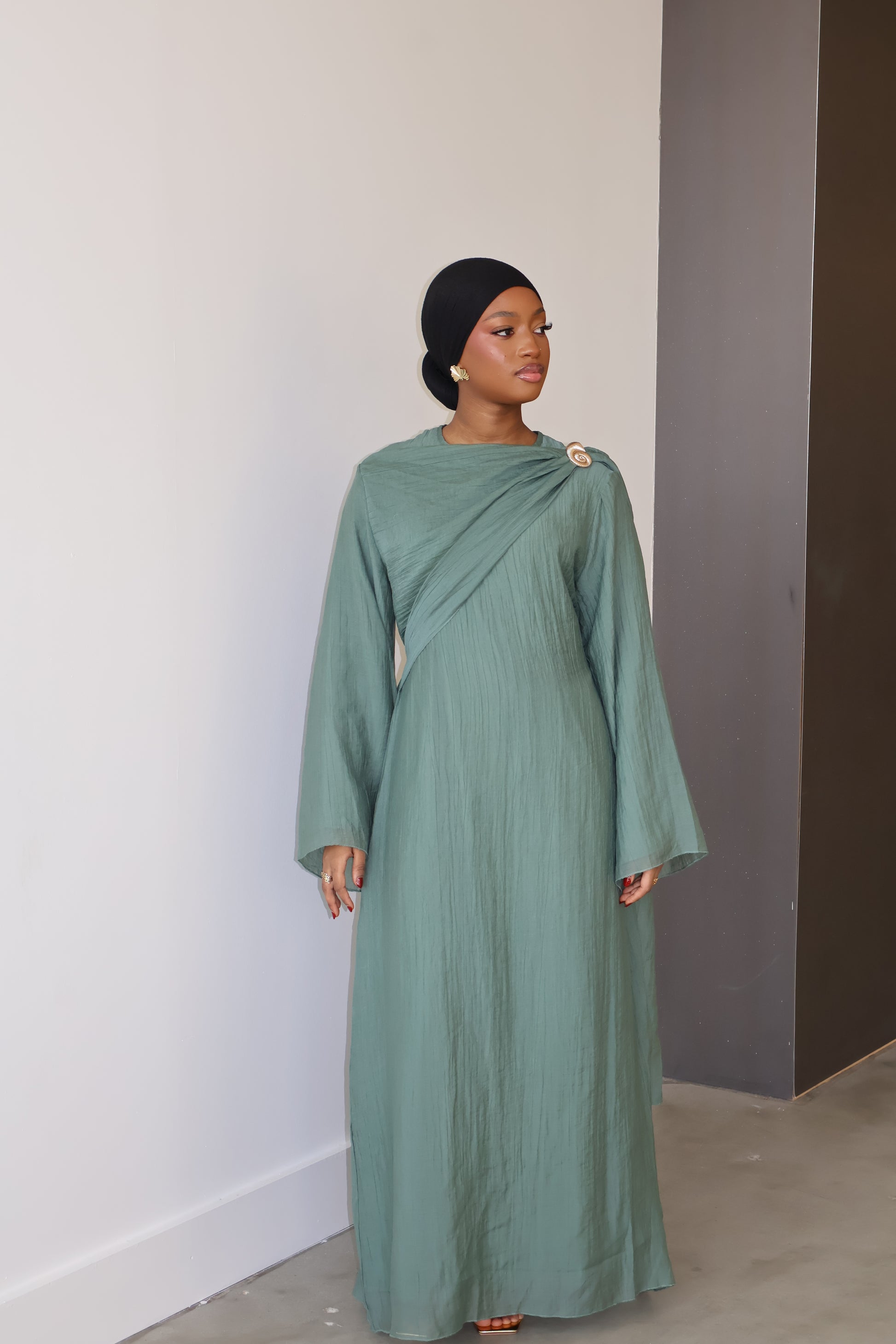 Layla Textured Overlay Dress