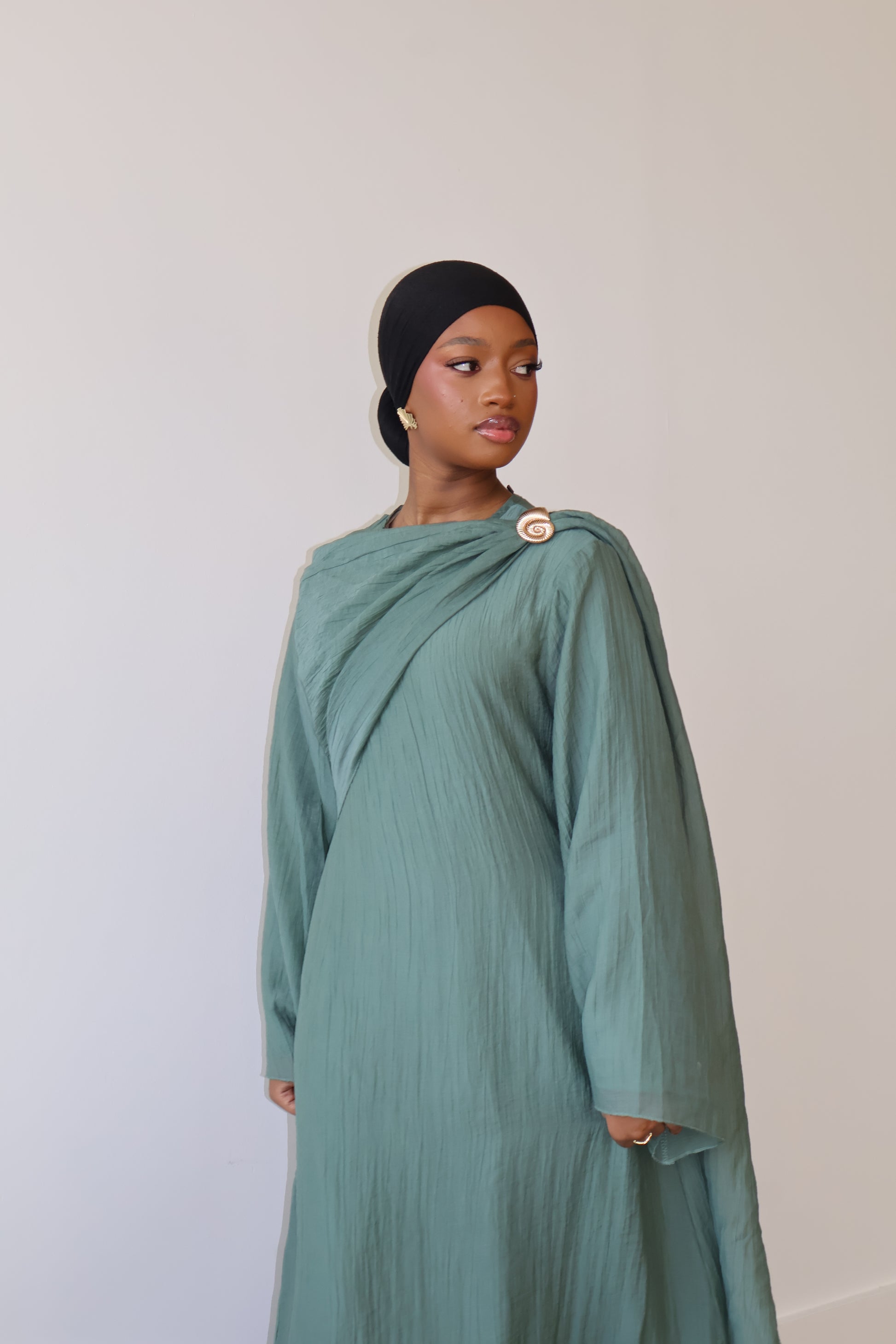 Layla Textured Overlay Dress