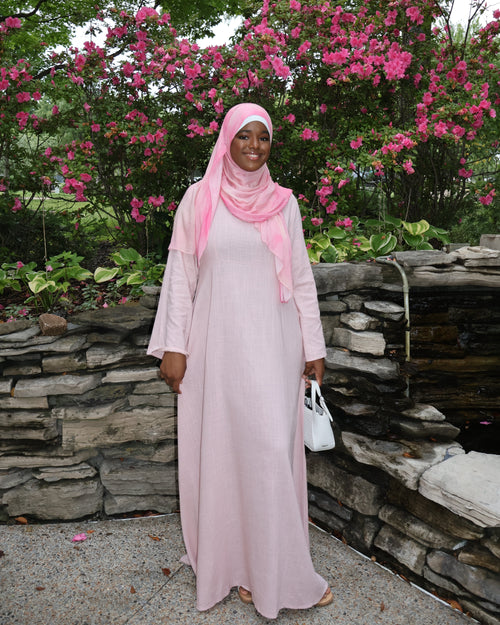 Ayla Linen Dress – Tie Back