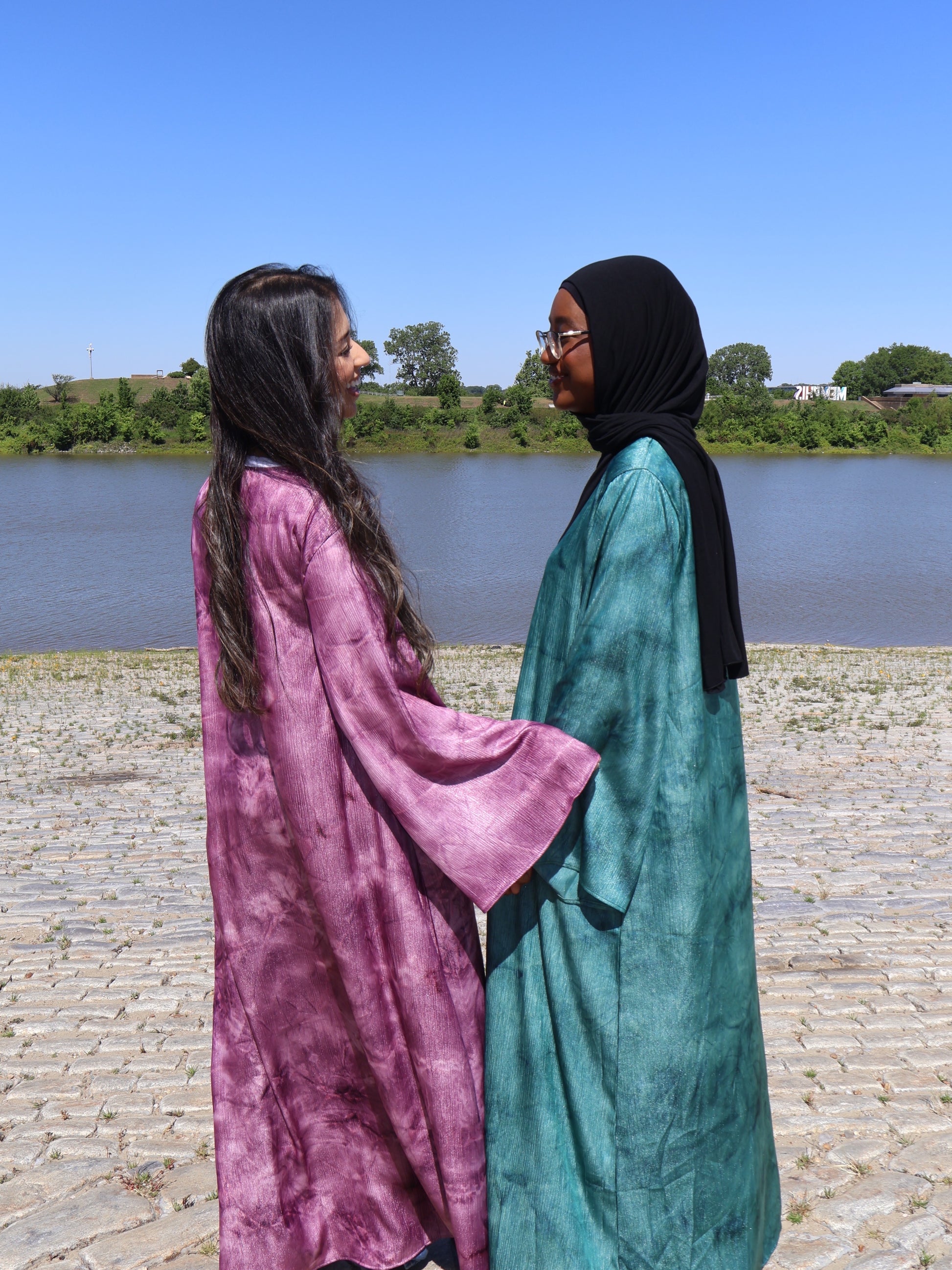 Sahar Marble Open Abaya