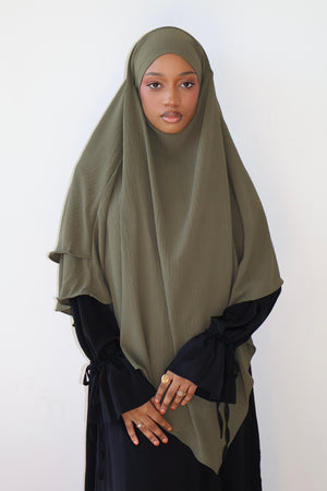 Double Layer Khimar Hijab