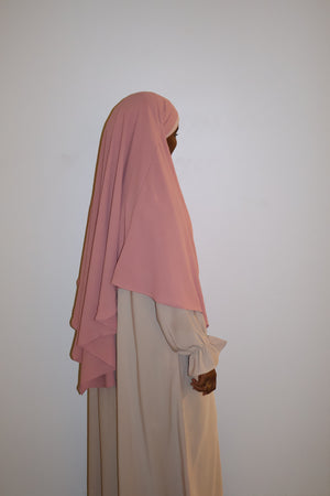 Single Layer Crepe Khimar