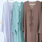 Sahar Ribbon-Tied Abaya
