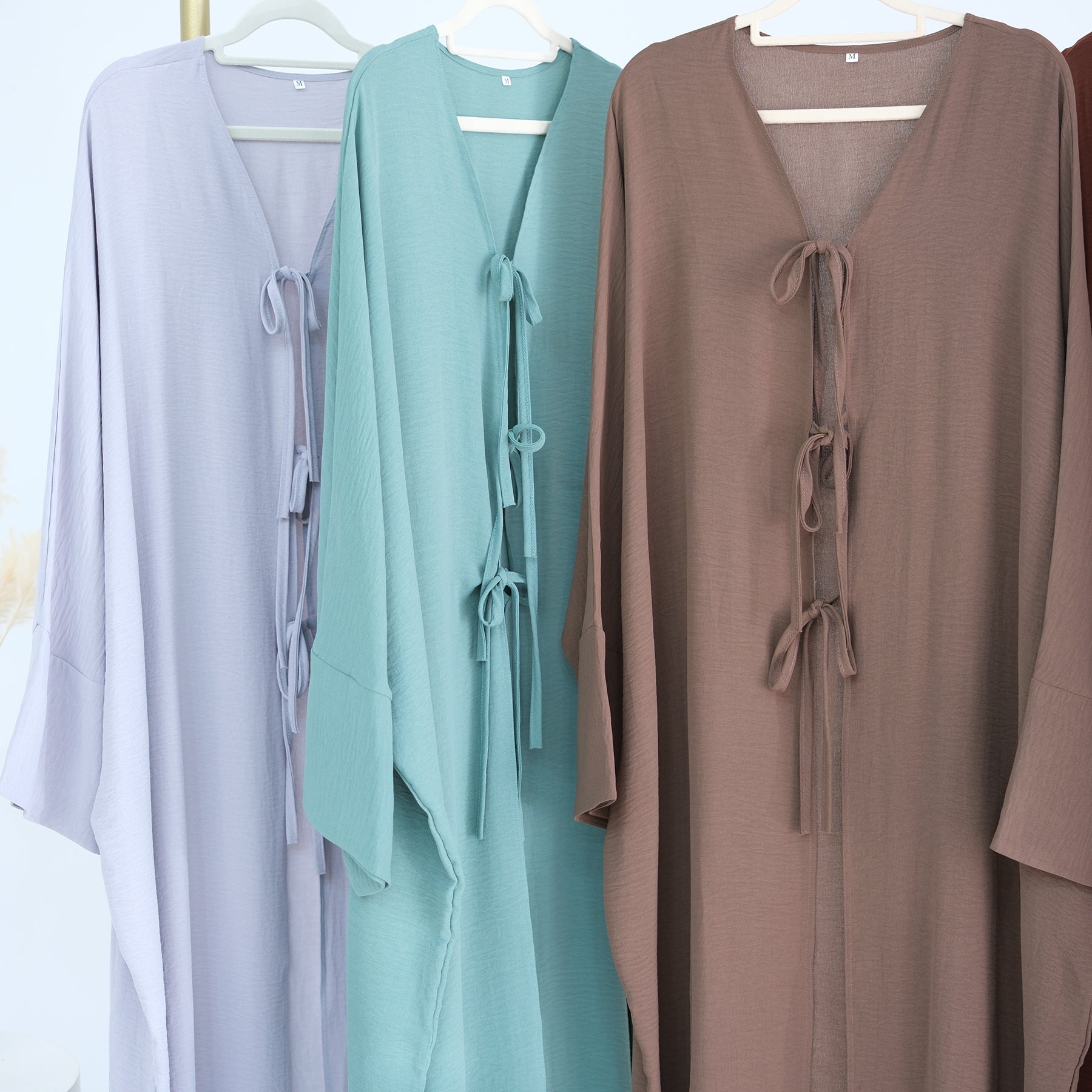 Sahar Ribbon-Tied Abaya