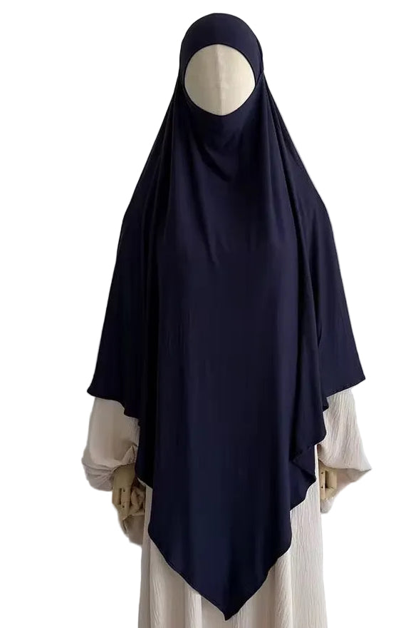 Essential Jersey Khimar Hijab- Full Coverage