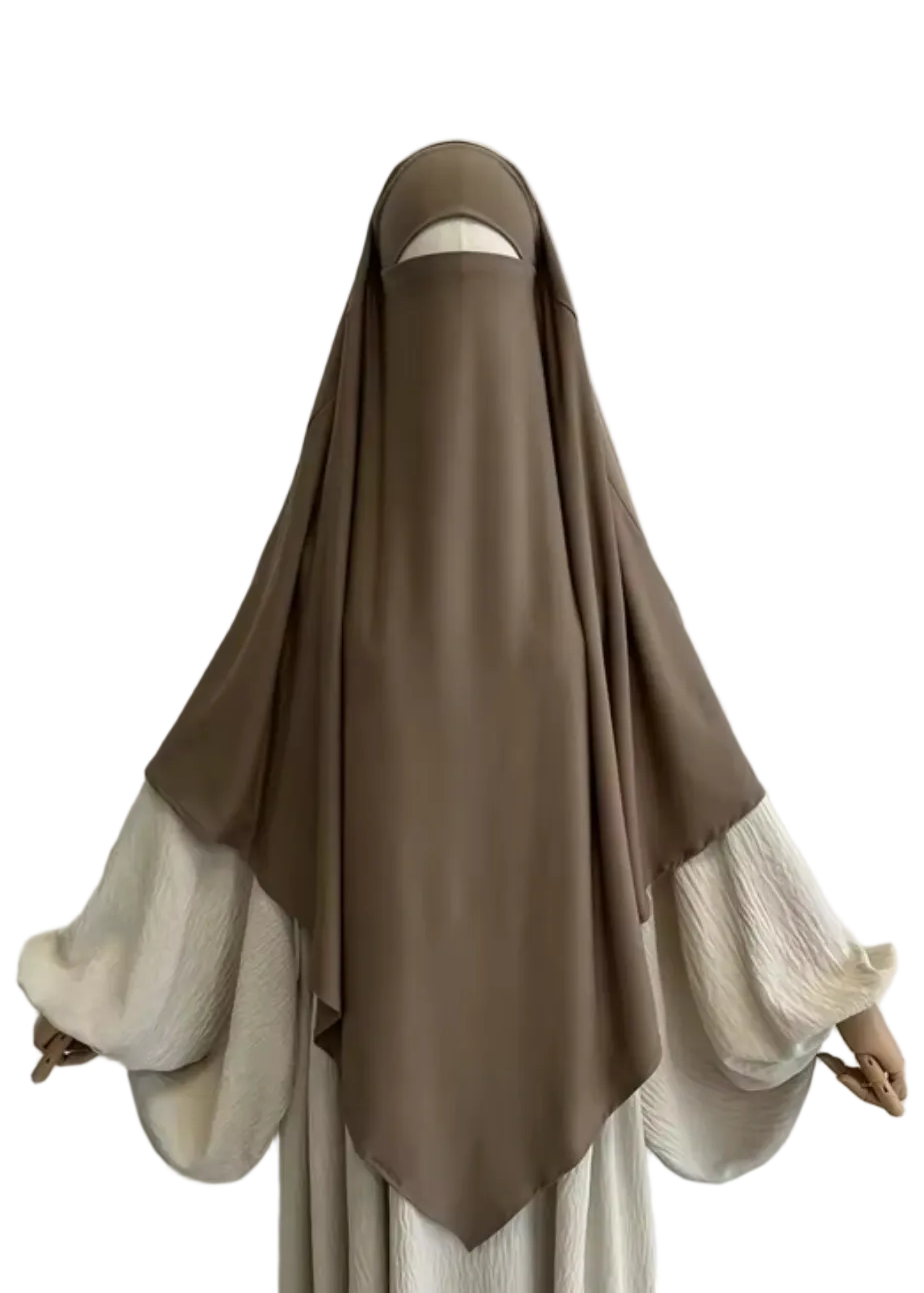 Essential Jersey Khimar Hijab- Full Coverage