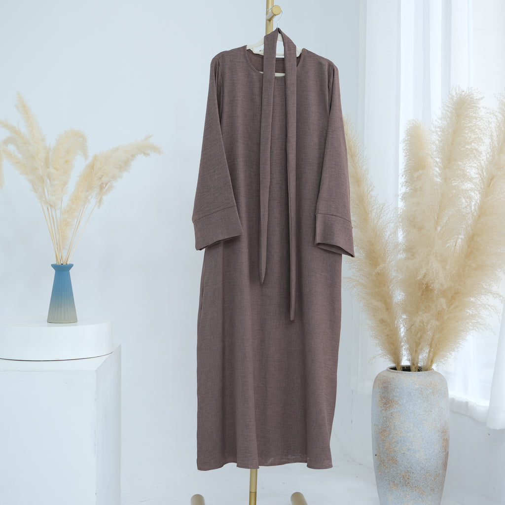 Rihla linen Everyday Abaya