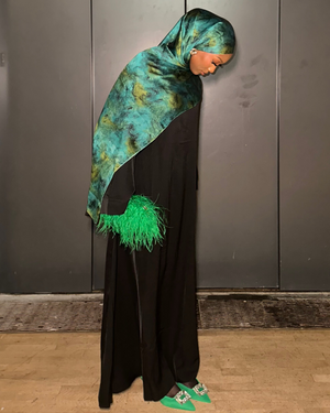 Oumou Nida Belted Abaya