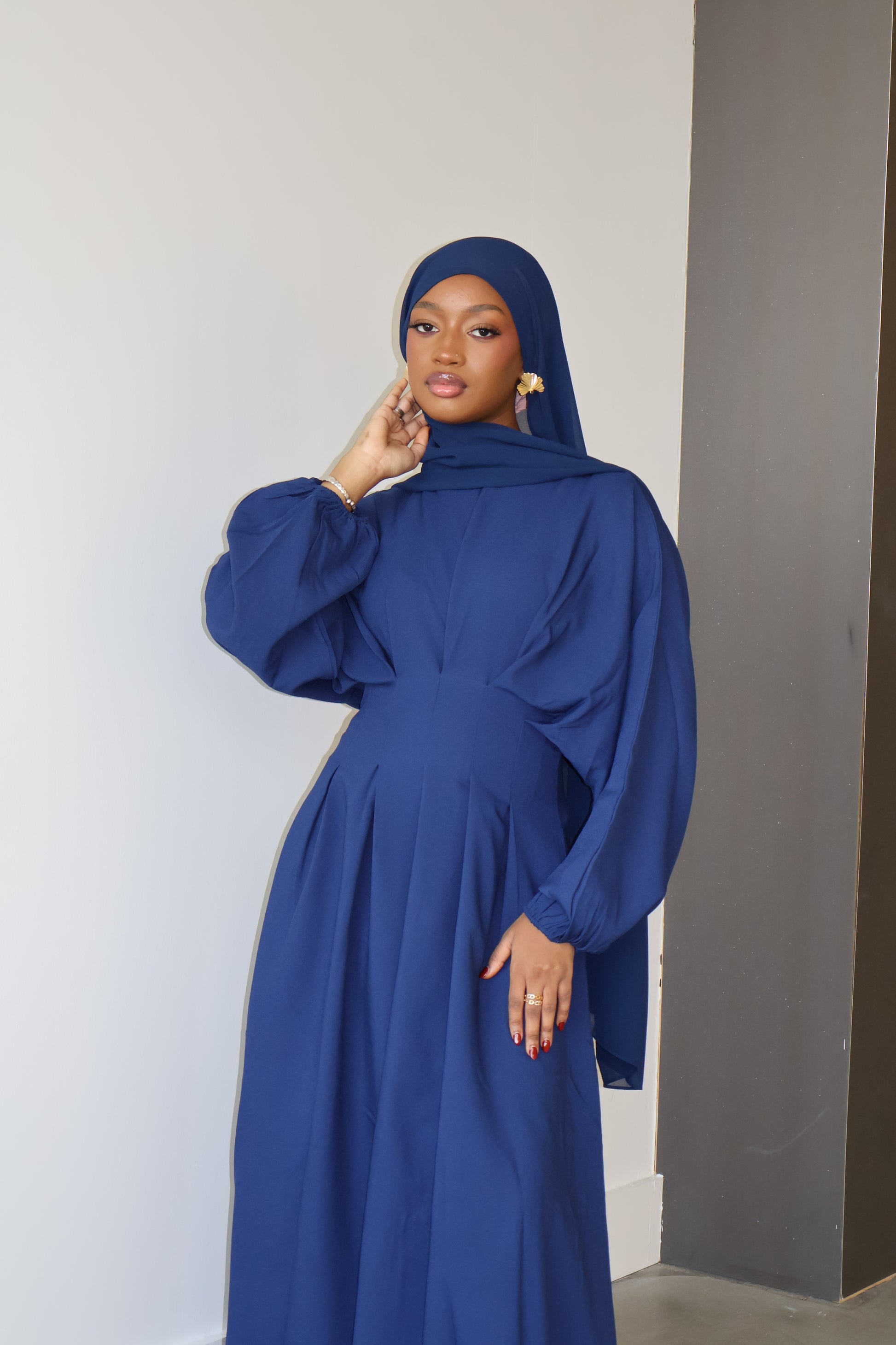 Safiya Pleated Modest Dress