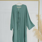 Sahar Ribbon-Tied Abaya