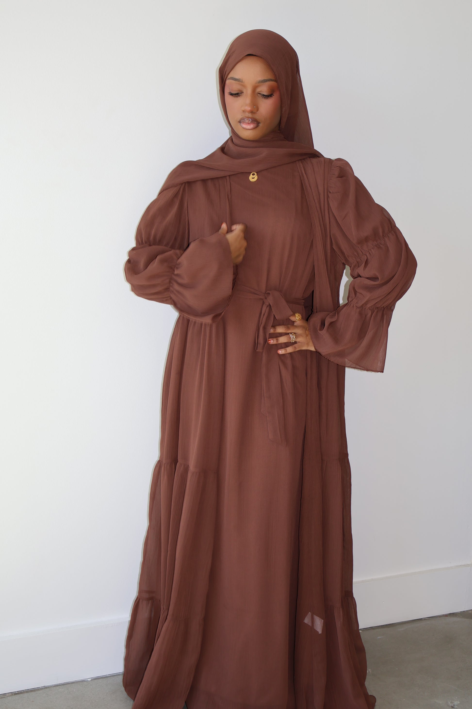 Bohemian 3-Piece Abaya Set