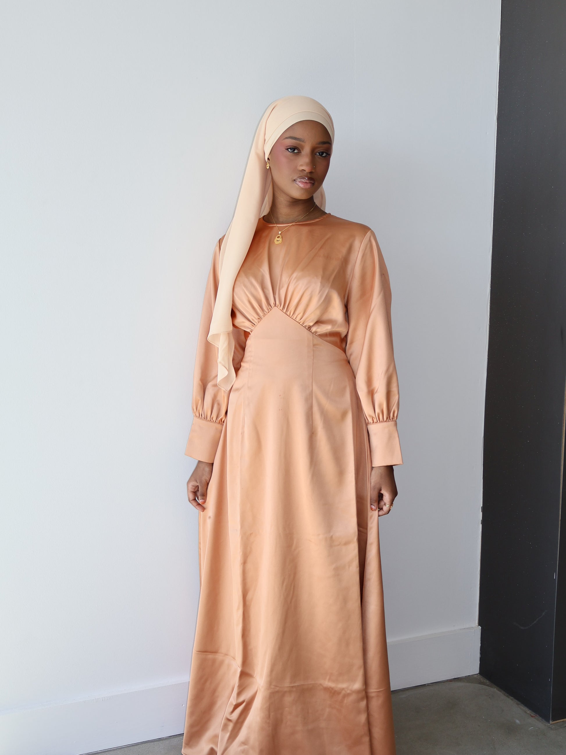 Zariah Satin Maxi Dress