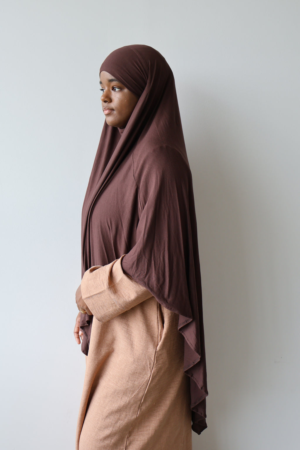 Essential Jersey Khimar Hijab- Full Coverage