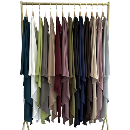 Single Layer Khimar- Jersey