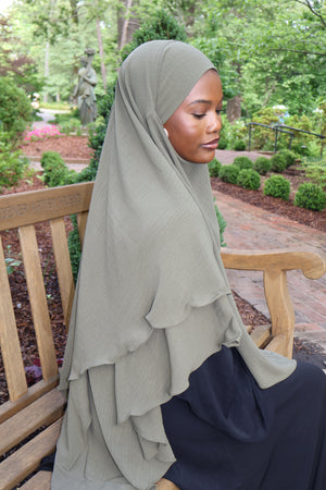 Double Layer Khimar Hijab