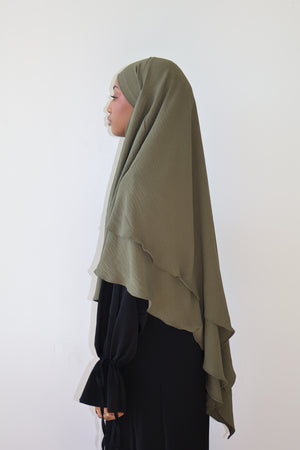 Double Layer Khimar Hijab