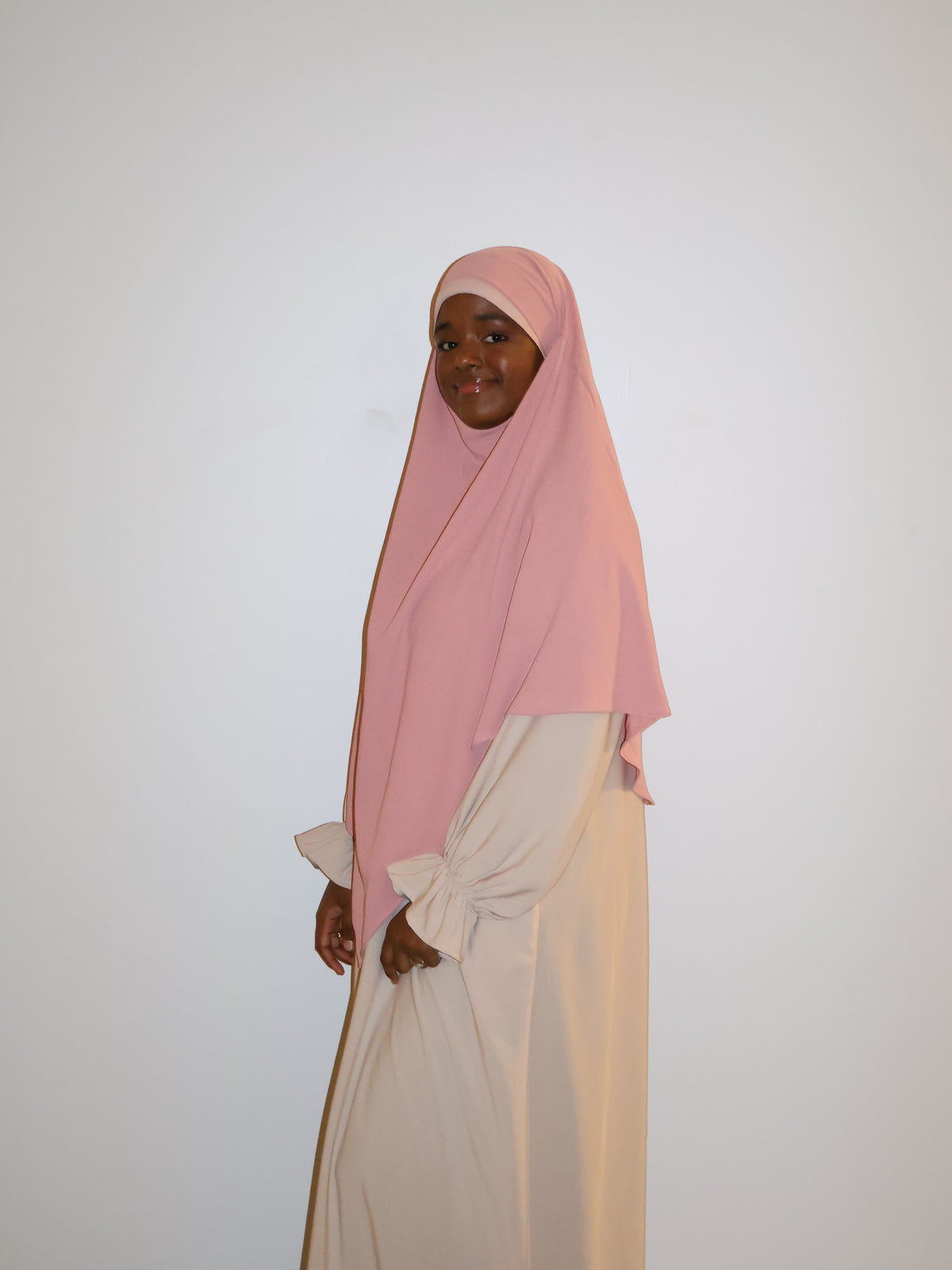 Single Layer Crepe Khimar