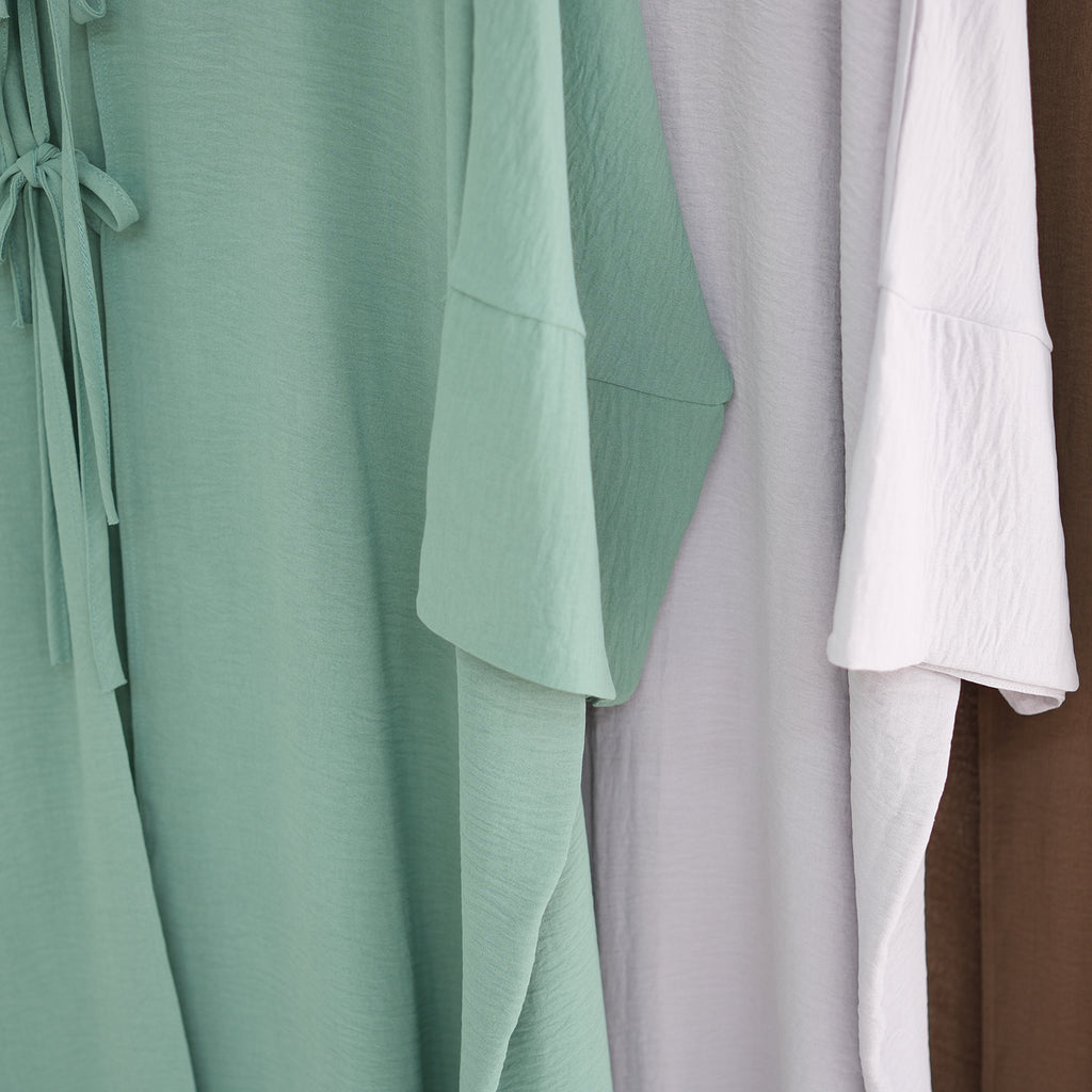 Sahar Ribbon-Tied Abaya