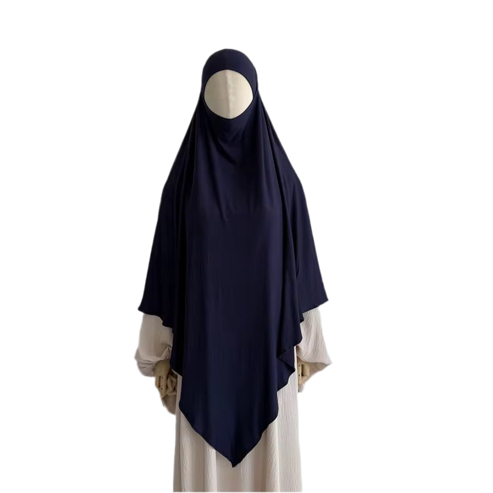 Cotton Jersey Khimar Hijab- Full Coverage