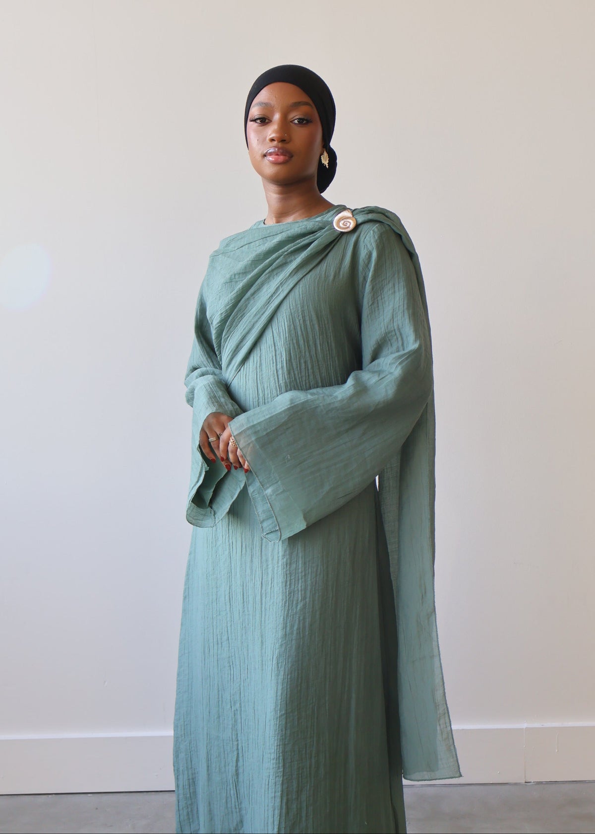 Layla Textured Overlay Dress