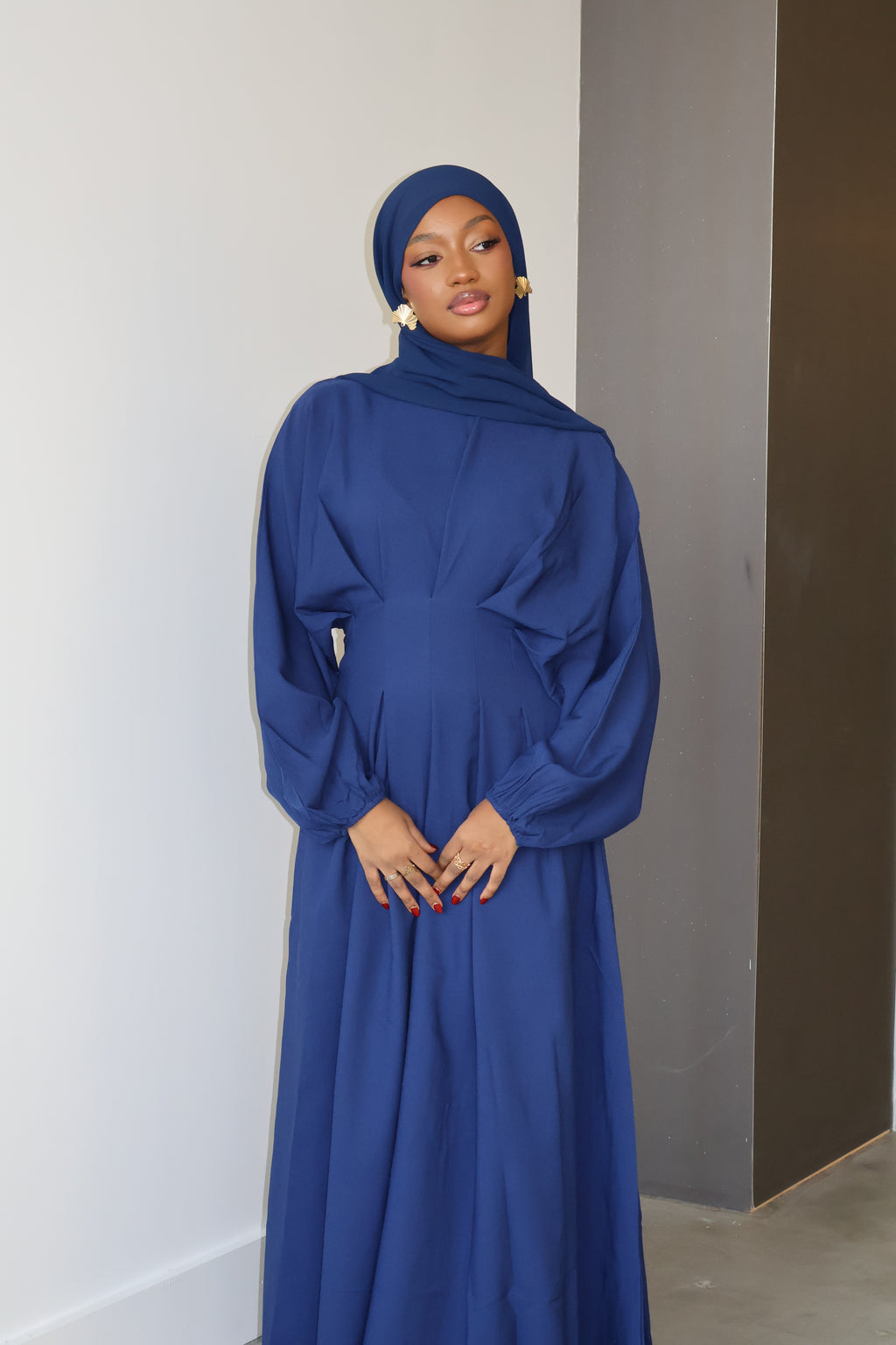 Safiya Pleated Modest Dress
