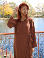 Jara Wrap Maxi Dress