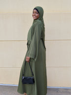 Oumou Nida Belted Abaya