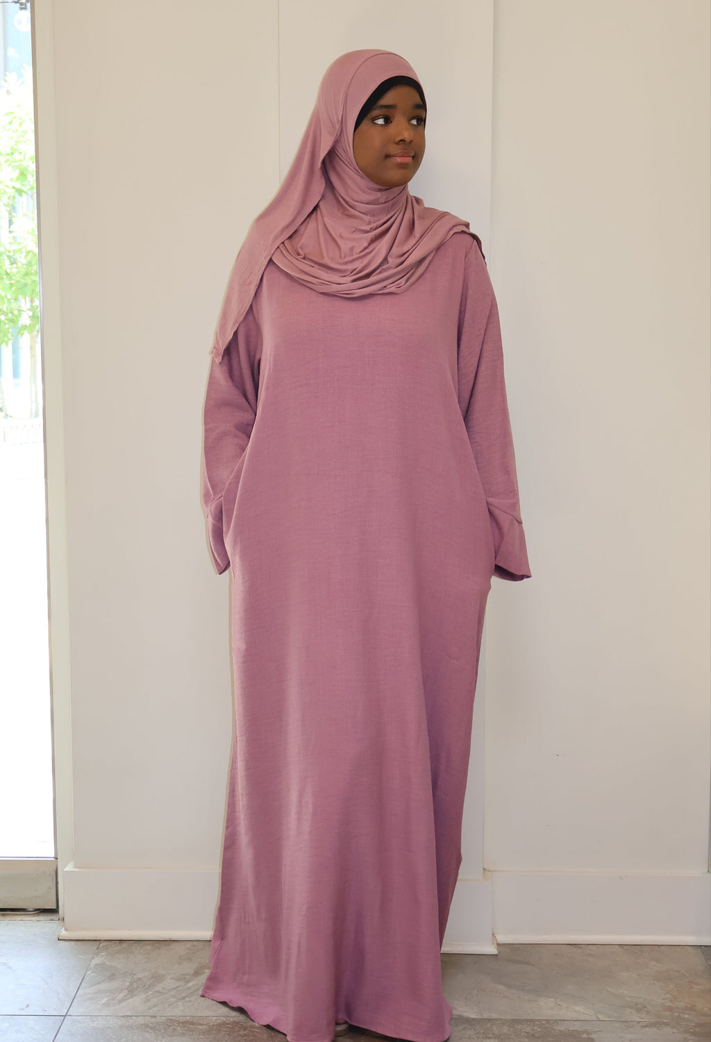 Rihla linen Everyday Abaya