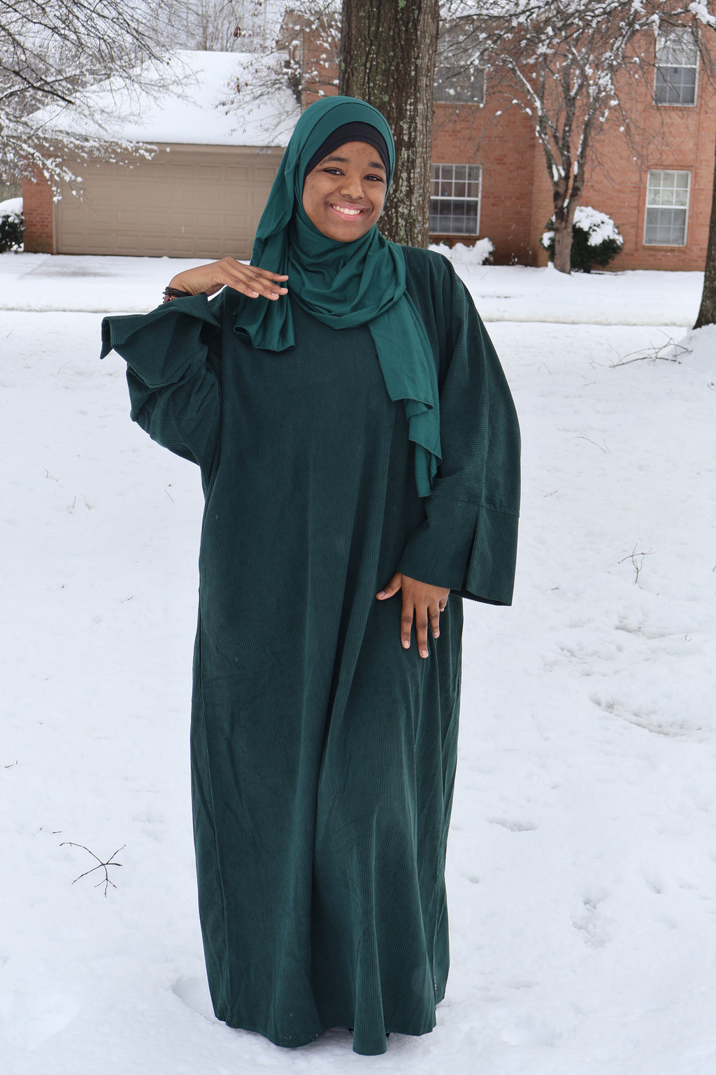 Rawan Corduroy Abaya