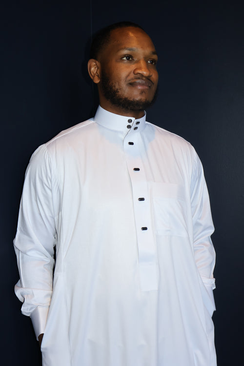 Al-Aseel Men’s Saudi Thobe- White