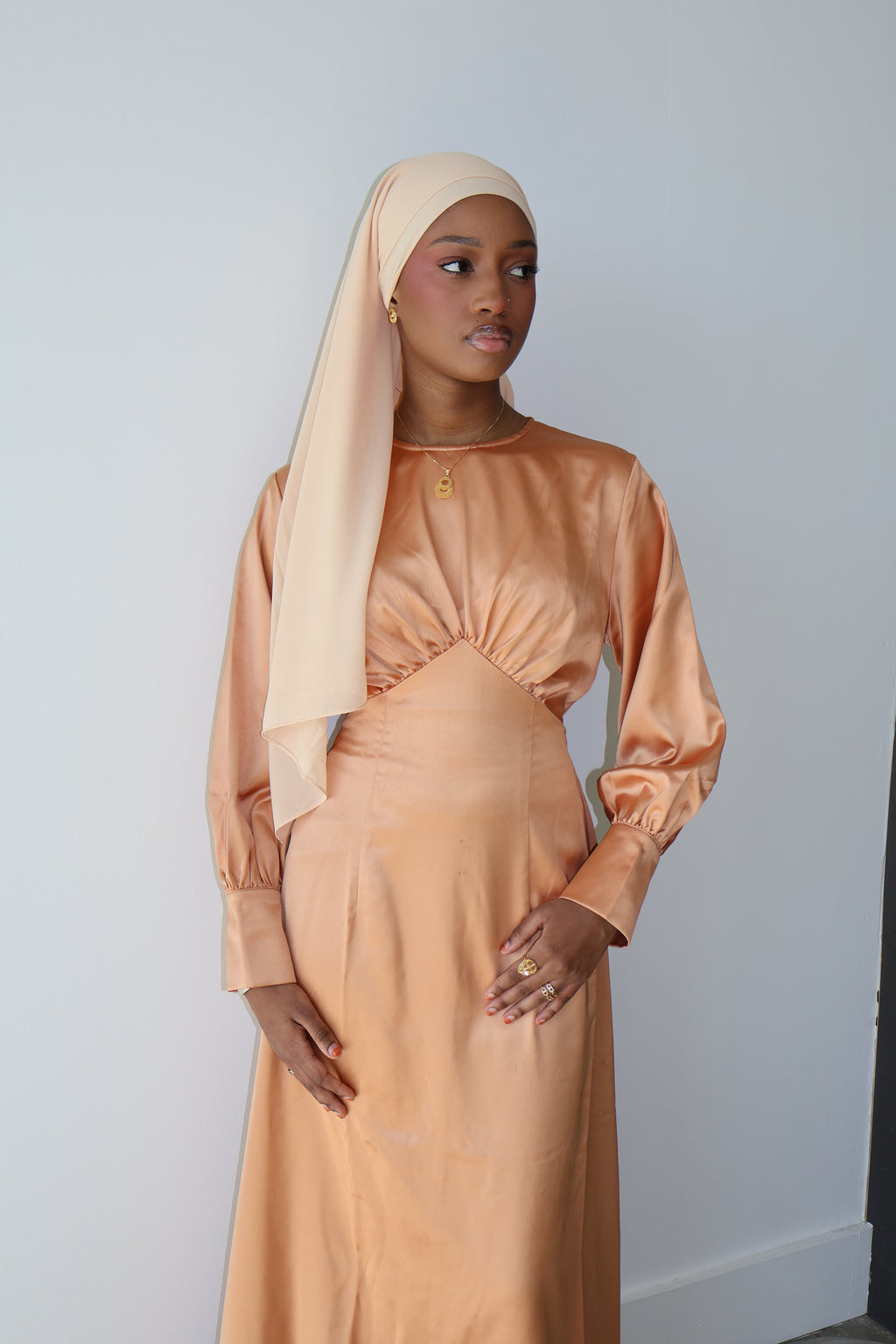 Zariah Satin Maxi Dress