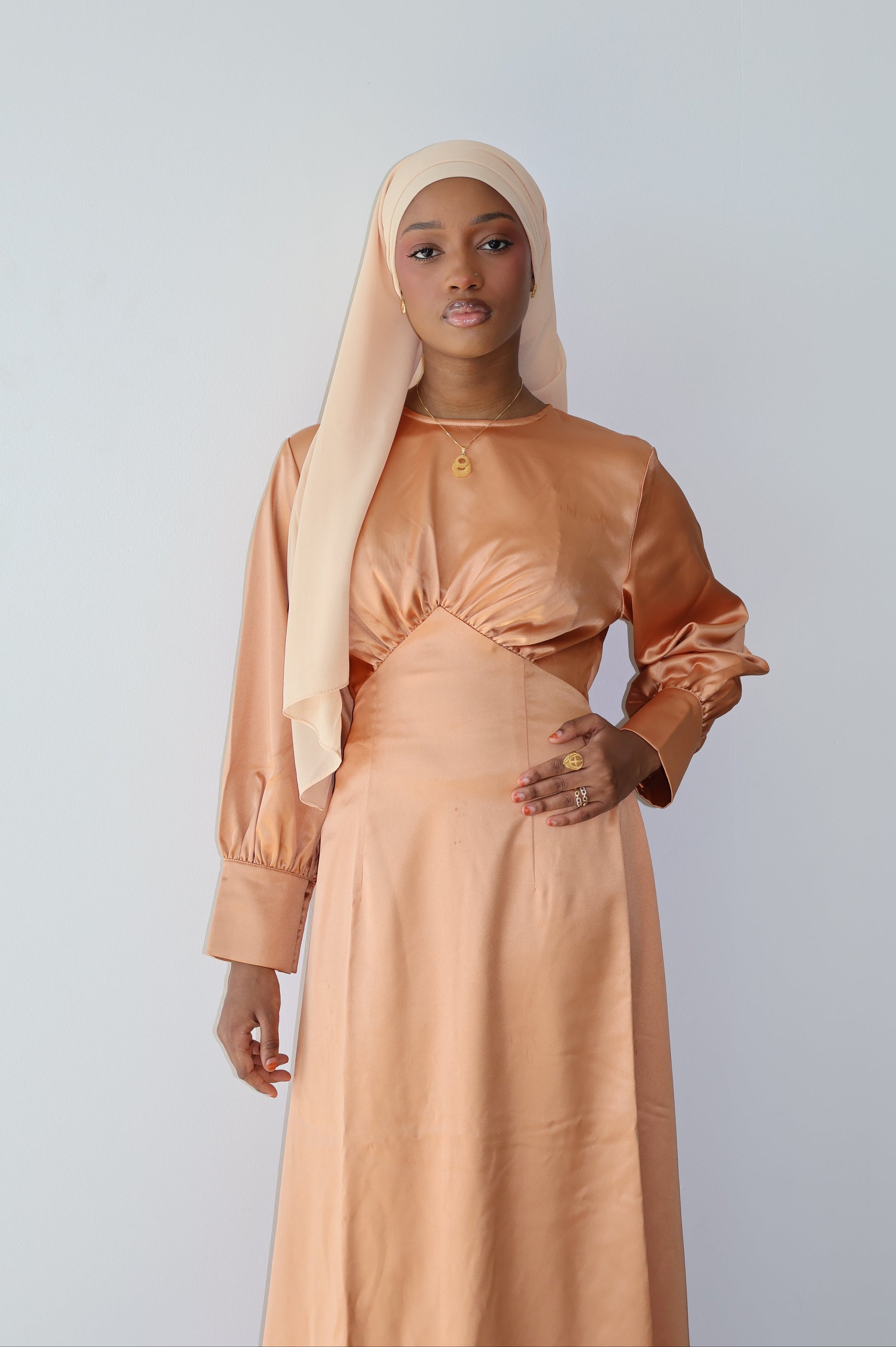 Zariah Satin Maxi Dress