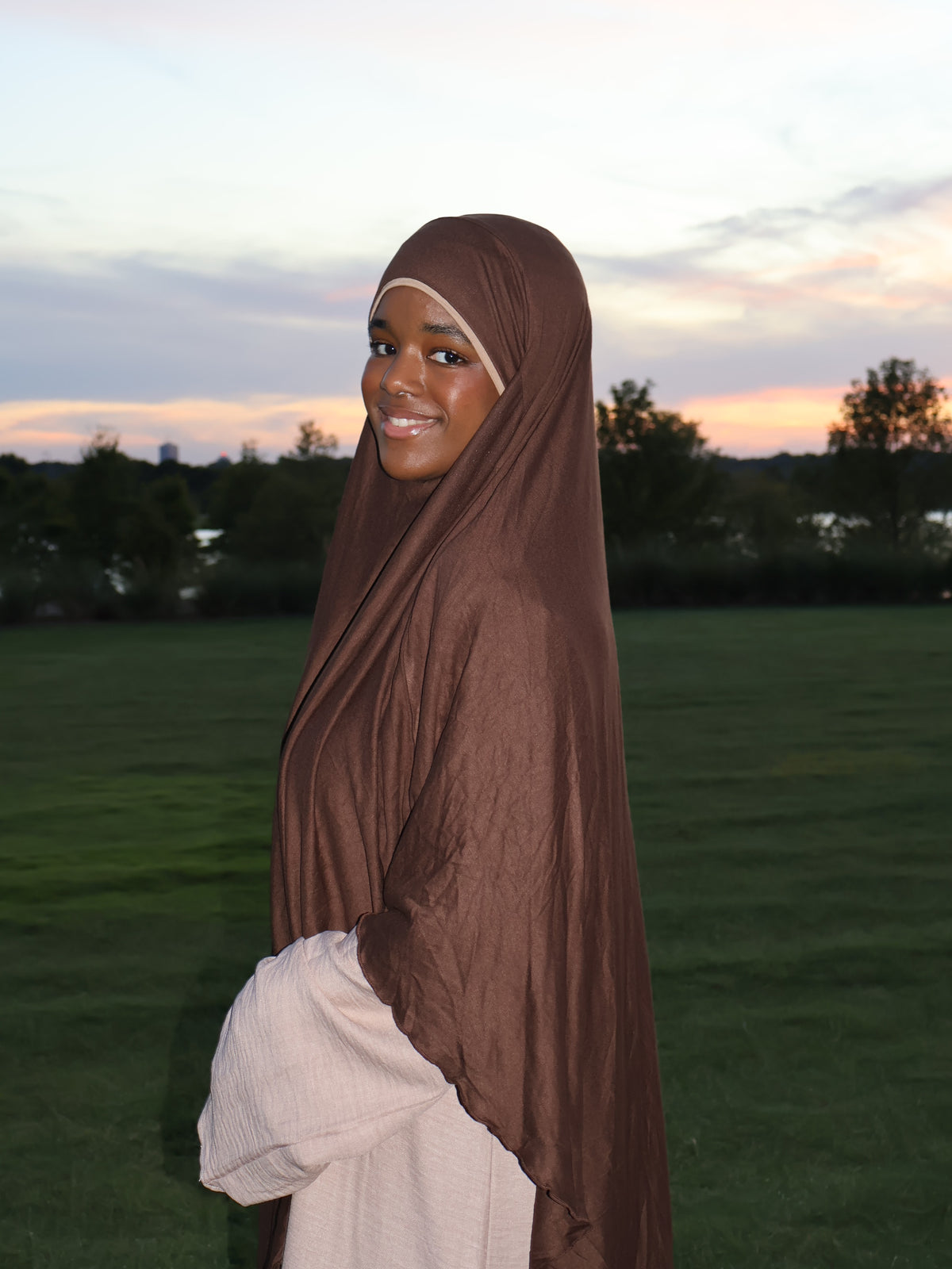 Essential Jersey Khimar Hijab- Full Coverage