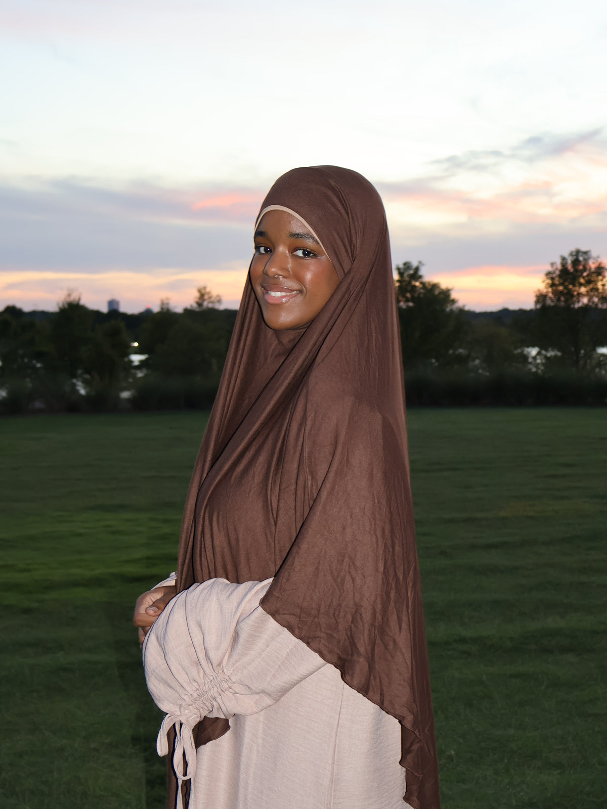 Essential Jersey Khimar Hijab- Full Coverage