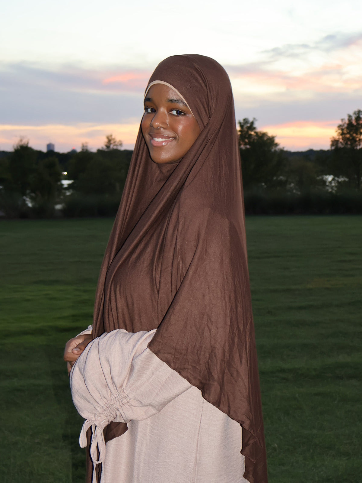 Essential Jersey Khimar Hijab- Full Coverage
