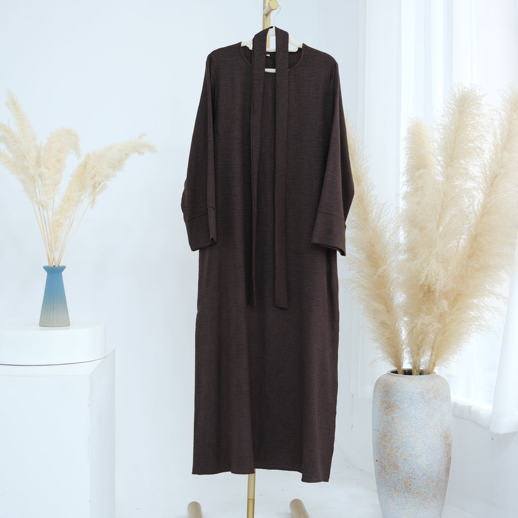 Rihla linen Everyday Abaya