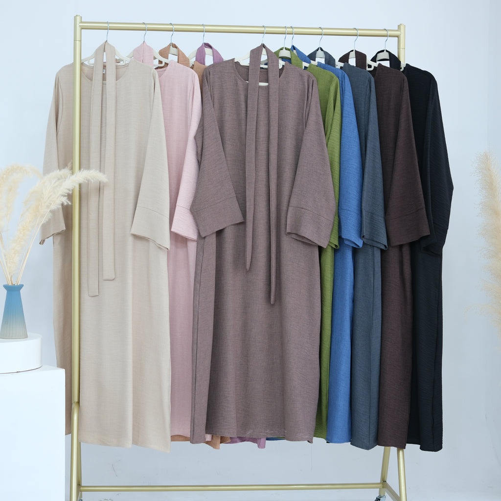 Rihla linen Everyday Abaya