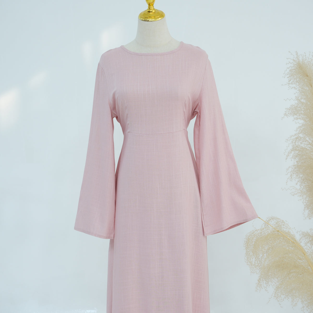 Ayla Linen Dress – Tie Back